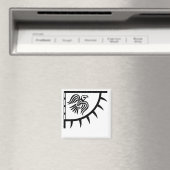 Raven Viking Banner Magnet (In Situ (Geschirrspüler))