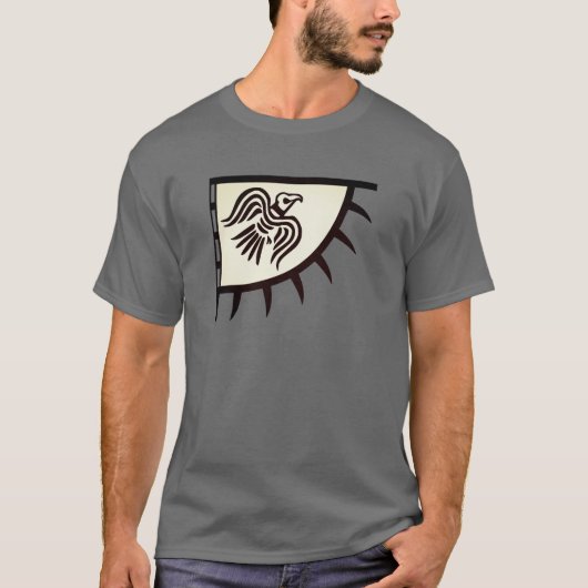 Raven Viking Banner T-Shirt (Vorderseite)