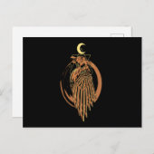 Raven Viking Warrior Valhalla Norse Mythology Gift Postkarte (Vorne/Hinten)