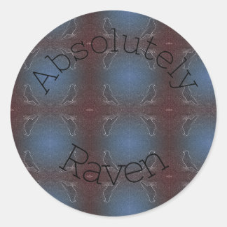 Raven von Moonlight Runder Aufkleber