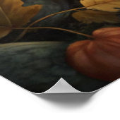 Raven Wall Art Herbst - Mystischer Vollmondwald Poster (Ecke)