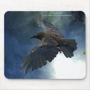 RAVEN & WASSERFALL Naturousepad Mousepad