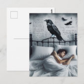 Raven Watches über den persönlichen Schlaf Postkarte (Vorne/Hinten)
