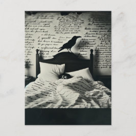 Raven Watches über Poe Asleep Postkarte