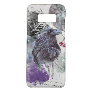 Raven Watercolor Abstrakt Background Samsung Case-Mate Samsung Galaxy S8 Hülle