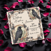 Raven Wedding Einladung