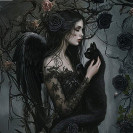 Raven Whisper Seidenpapier