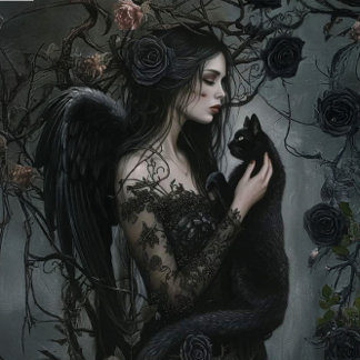 Raven Whisper Seidenpapier