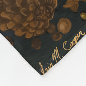 Raven Winged Autumn Magic Cat Fleecedecke (Ecke)