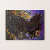 Raven Winged Autumn Magic Cat Puzzle (Horizontal)
