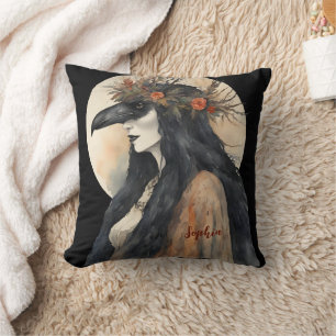 Raven Witch Kissen