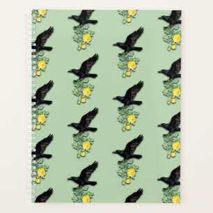 Raven with Yellow Rose Planer