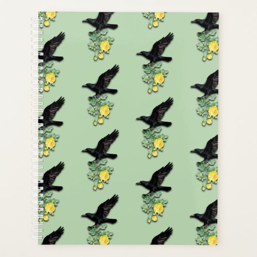 Raven with Yellow Rose Planer (Vorderseite)