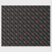 Raven Wrapping Paper Native Raven Christmas Paper Geschenkpapier (Flach)