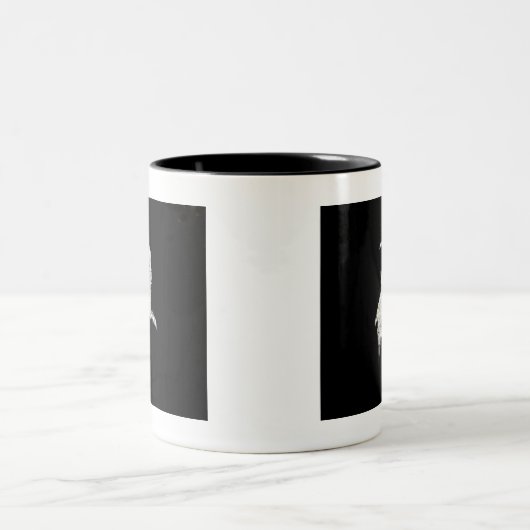 Raven Zweifarbige Tasse (Mittel)