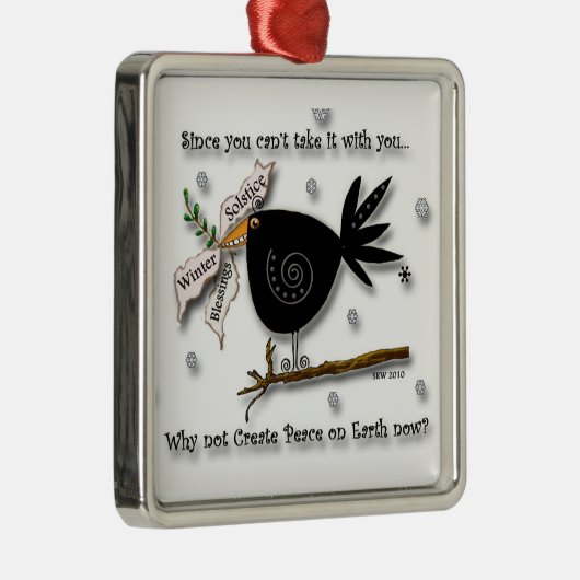 RavenBlessings Ornament Aus Metall (Rechts)