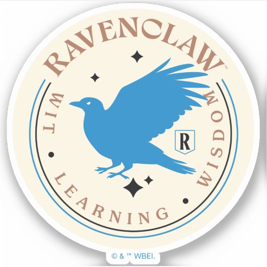 RAVENCLAW™ Blue Eagle House Pride Abzeichen Aufkleber (Vorderseite)