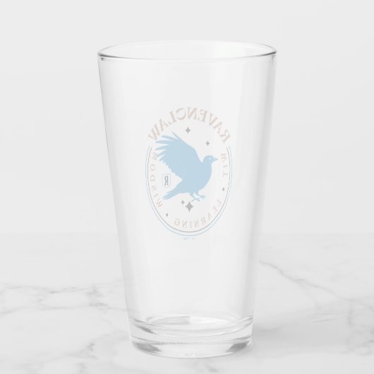 RAVENCLAW™ Blue Eagle House Pride Abzeichen Glas (Rückseite)