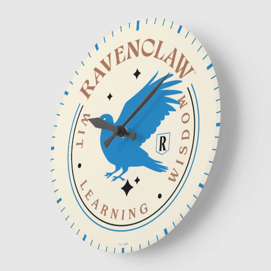 RAVENCLAW™ Blue Eagle House Pride Abzeichen Große Wanduhr (Winkel)