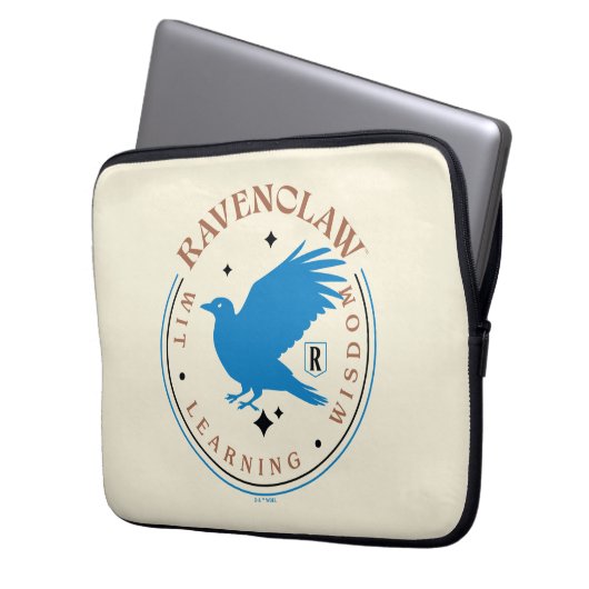 RAVENCLAW™ Blue Eagle House Pride Abzeichen Laptopschutzhülle (Vorderseite Links)