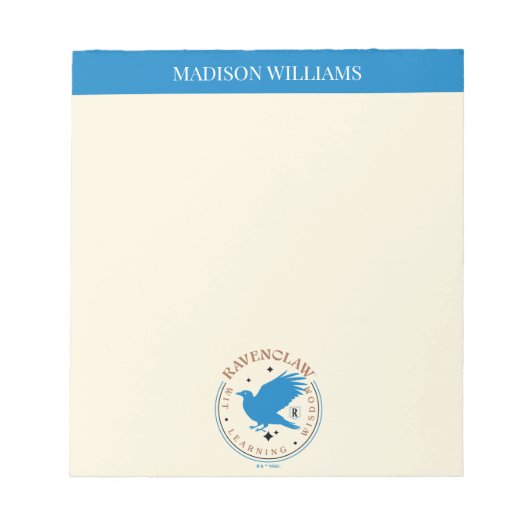 RAVENCLAW™ Blue Eagle House Pride Abzeichen Notizblock (Vorderseite)