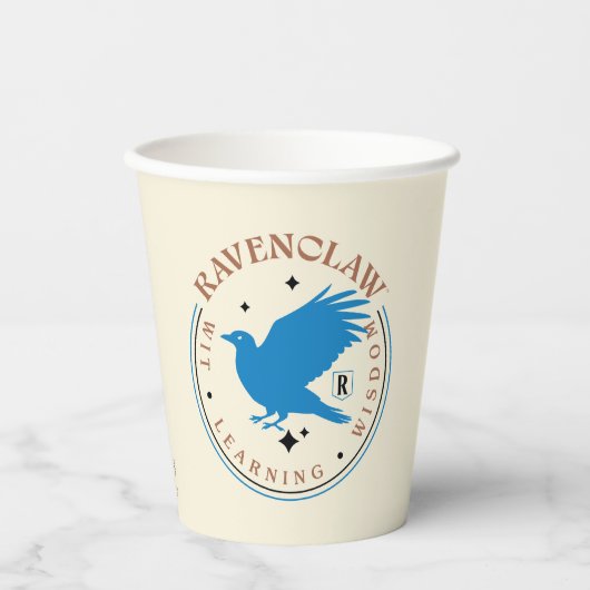 RAVENCLAW™ Blue Eagle House Pride Abzeichen Pappbecher (Vorderseite)
