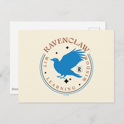 RAVENCLAW™ Blue Eagle House Pride Abzeichen Postkarte (Vorne/Hinten)