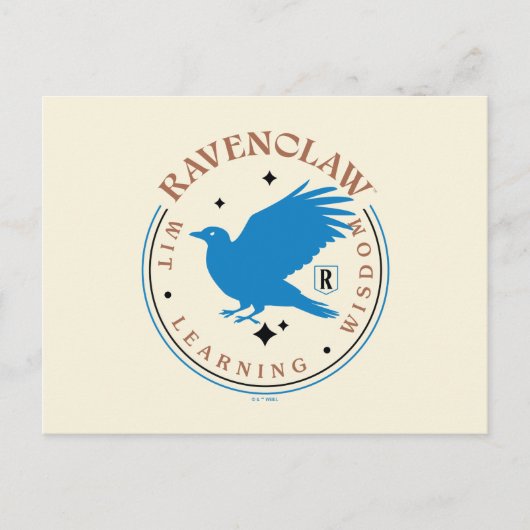 RAVENCLAW™ Blue Eagle House Pride Abzeichen Postkarte (Vorderseite)