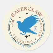 RAVENCLAW™ Blue Eagle House Pride Abzeichen Runder Aufkleber (Vorderseite)