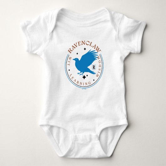 RAVENCLAW™ Blue Eagle House Pride Badge Baby Strampler (Vorderseite)