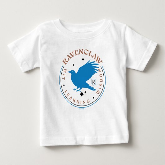 RAVENCLAW™ Blue Eagle House Pride Badge Baby T-shirt (Vorderseite)