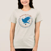 RAVENCLAW™ Blue Eagle House Pride Badge Tri-Blend Shirt (Vorderseite)