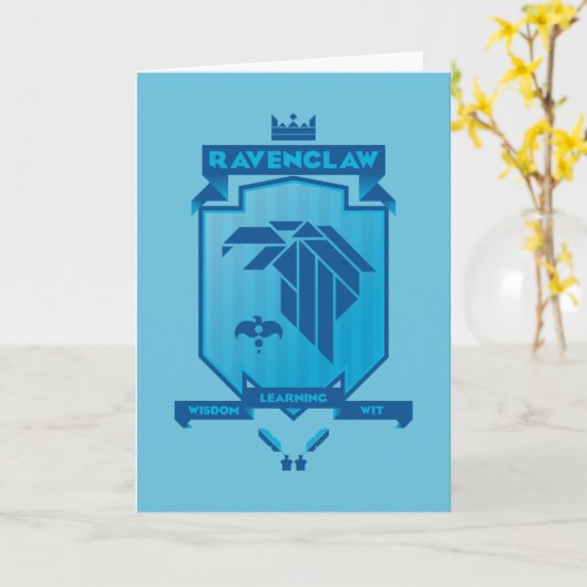 RAVENCLAW™ Crest Karte (Gelbe Blume)