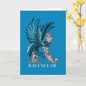 RAVENCLAW™ Crosshatched Emblem Karte (Gelbe Blume)