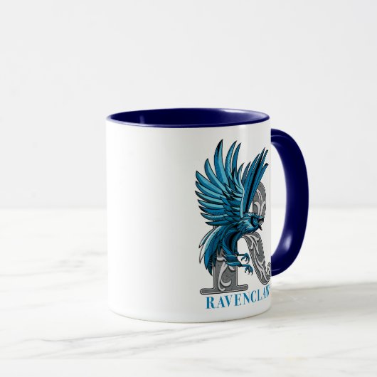 RAVENCLAW™ Crosshatched Emblem Tasse (VorderseiteRechts)