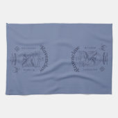RAVENCLAW™ Geistreicher Lernender Weisheitskamm Geschirrtuch (Horizontal)