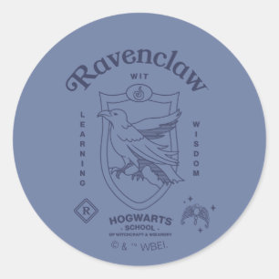 RAVENCLAW™ Geistreicher Lernweisheitskamm Runder Aufkleber
