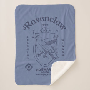 RAVENCLAW™ Geistreiches Lernen Weisheitswappen Sherpadecke
