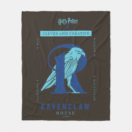 RAVENCLAW™ House Clever and Creative Fleecedecke (Vorderseite)