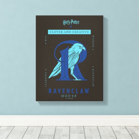 RAVENCLAW™ House Clever and Creative Leinwanddruck (Insitu (Holzboden))