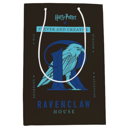 RAVENCLAW™ House Clever and Creative Mittlere Geschenktüte (Vorderseite)