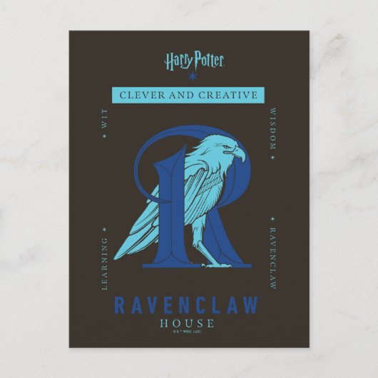 RAVENCLAW™ House Clever and Creative Postkarte (Vorderseite)