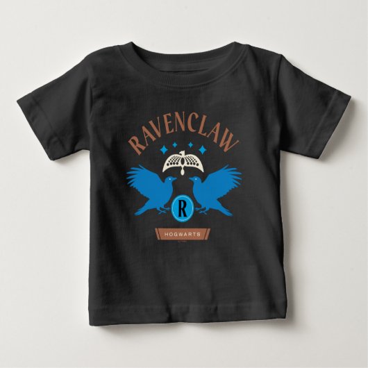 RAVENCLAW™ House Double Eagle Diadem Graphic Baby T-shirt (Vorderseite)