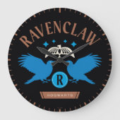 RAVENCLAW™ House Double Eagle Diadem Graphic Große Wanduhr (Vorderseite)
