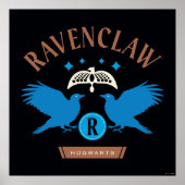 RAVENCLAW™ House Double Eagle Diadem Graphic Poster (Vorne)