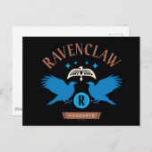 RAVENCLAW™ House Double Eagle Diadem Graphic Postkarte (Vorne/Hinten)