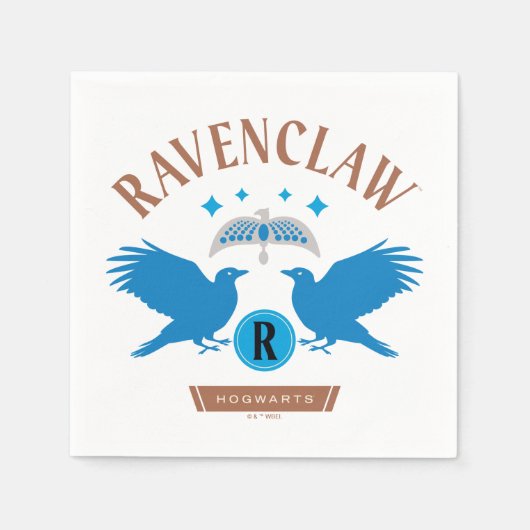 RAVENCLAW™ House Double Eagle Diadem Graphic Serviette (Vorderseite)