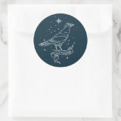 RAVENCLAW™ Konstellation Graphic Runder Aufkleber (Tasche)