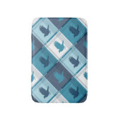 RAVENCLAW™ Tartan Kariertes Muster Badematte (Vorderseite Vertikal)