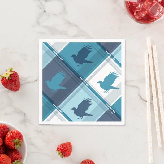 RAVENCLAW™ Tartan Kariertes Muster Serviette (Beispiel)